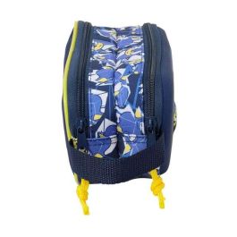 Safta Portatodo Doble 3D Sonic "City" 21x8x6 cm