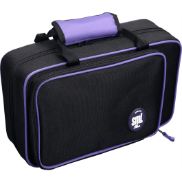 SML Clarinete Ut CLC100 Tonalidad Do Sistema Boehm Negro ABS Mecanismos Níquel-plata Plateado 17 Llaves con Kit BG Incluido