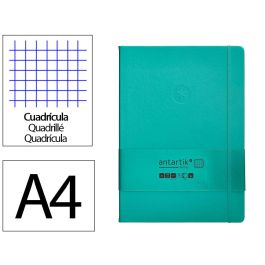 Cuaderno Con Gomilla Antartik Notes Tapa Dura A4 Hojas Cuadricula Turquesa 100 Hojas 80 gr Fsc Precio: 10.89. SKU: B19M5V2GXF