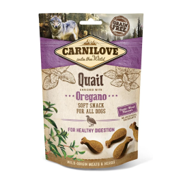 Carnilove Snack Semi-Húmedo para Perro Sabor Codorniz y Orégano, Paquete de 10 Bolsas de 200 gr (Total 2000 gr) Precio: 27.5. SKU: B15RDYA3QM