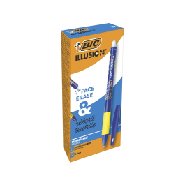 Bic Bolígrafo Gelocity Illusion Borrable Azul Punta 0,7 mm Tinta Gel