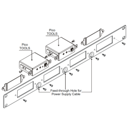 Kramer RK-4PT-B 19" Estructura de rack 1U Negro - 60-900110