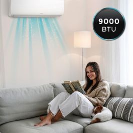 Cecotec 08181 Aire Acondicionado Split AirClima 9000 Smartfresh Bomba de Calor Inverter A++/A+ 2600W Frío 16m² Blanco