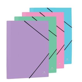 Mariola Carpeta con Gomas y Solapas Folio Polipropileno 450 Micras, Colores Pastel Surtidos (Set de 12) (Set de 12) Precio: 12.59000039. SKU: B1FTEEGP5K