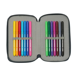 Portatodo Real Madrid C.F. Blanco 12,5 x 19,5 x 5,5 cm 37 Piezas