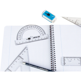 Liderpapel Semicirculo Transportador de Angulos 10 cm Plastico Transparente