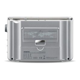 Sangean ATS-909X2 - Radio portátil digital AM/FM/LW/SO, pantalla LCD, color blanco