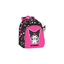 Mochila Escolar Kuromi Negro Fucsia 26 x 34 x 11 cm Precio: 28.69000024. SKU: B1AMG3YE5F