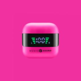 Cellularline Auriculares Bluetooth True Wireless Spark Rosa 30h batería con estuche de carga