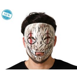 Máscara Monstruo Blanca Con Cicatrices Halloween Precio: 1.49999949. SKU: B1EXWPN394