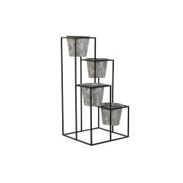 DKD Home Decor Macetero Urban de Metal Gris 34 x 71 x 34 cm Precio: 47.32068. SKU: B13VLGNVNC