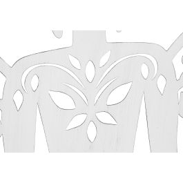 DKD Home Decor Panel de Decoración Mural Oriental con Motivo Buda, Fabricado en Metal Blanco y Negro, 100x100 cm (Juego de 2 Unidades Surtidas)
