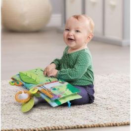Vtech Baby Libro Interactivo Toudoux de Loulous - Libro de Tela Hablado y Musical sobre Naturaleza y Animales (6-36 meses)