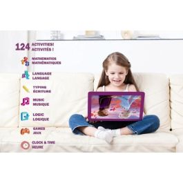 Lexibook Computadora Educativa Infantil Bilingüe FR/EN La Reina de las Nieves, 124 Actividades: Idiomas, Matemáticas, Lógica, Música