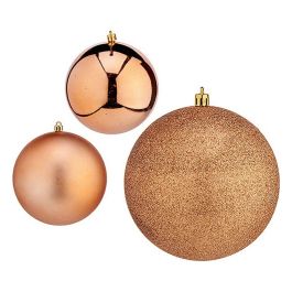 Bolas de Navidad Ø 10 cm 6 Unidades Cobre Plástico Precio: 4.49999968. SKU: B1HRY64GYH