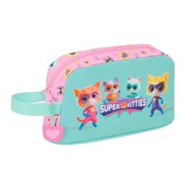 Portatodo SuperKitties Rosa Turquesa 21,5 x 12 x 6,5 cm Precio: 7.79000057. SKU: B1AC7KTTT7