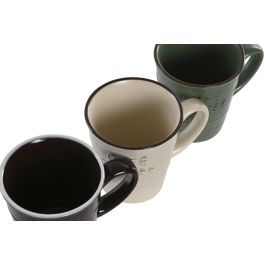 Taza Vintage DKD Home Decor Verde Marron 8 x 8.2 x 10 cm (12 Unidades) Taza Vintage DKD Home Decor Verde Marron 8 x 8.2 x 10 cm (12 Unidades)