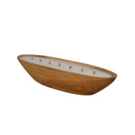 DKD Home Decor Vellón Balines Deco indo 24 Natural 65x15x12.5 cm Precio: 59.59000014. SKU: B16X4XPFWS
