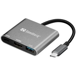 Sandberg USB-C Mini Dock HDMI+USB con Puerto USB 3.0 y Carga para MacBook Precio: 18.99000015. SKU: B13SWCQ4QV