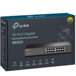 Omada TL-SG1016DE 16-Port Gigabit Easy Smart Switch Gestionable con QoS, VLAN, Eficiencia Energética para Pymes, Rack-montable Omada TL-SG1016DE 16-Port Gigabit Easy Smart Switch Gestionable con QoS, VLAN, Eficiencia Energética para Pymes, Rack-montable