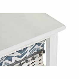 Cajonera DKD Home Decor Blanco Azul 29 x 59 x 40 cm Cajonera DKD Home Decor Blanco Azul 29 x 59 x 40 cm