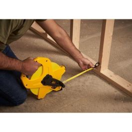 Stanley 2-34-777 Cinta Métrica de Fibra de Vidrio de 100m x 13mm Power Winder con Caja Abierta
