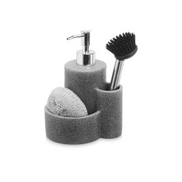 Dosificador de Resina y Cemento Kinvara con Cepillo y Estropajo 13.4x19x12 cm Gris (12 Unidades) Dosificador de Resina y Cemento Kinvara con Cepillo y Estropajo 13.4x19x12 cm Gris (12 Unidades)