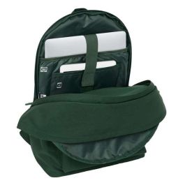 El Ganso Mochila Doble para Portátil 15,6" + USB Basics Green 31x44x18 cm