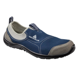 Deltaplus Zapatos de Seguridad Light Walkers Poliester y Algodon con Puntera y Plantilla Antiestático Antideslizante Azul Marino Talla 44