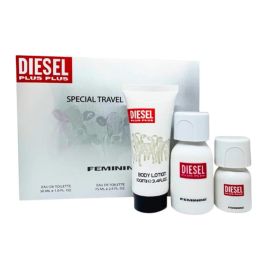 DIESEL Plus Special Travel Set Eau de Toilette Mujer 75 ml + Eau de Toilette Vaporizador 30 ml + Crema Corporal Perfumada 100 ml Precio: 36.49999969. SKU: B18XQ3Q9DK