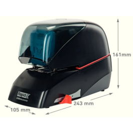 Rapid Grapadora Eléctrica 5080e, Capacidad 80 Hojas, Color Negro, Grapado Sin Contacto