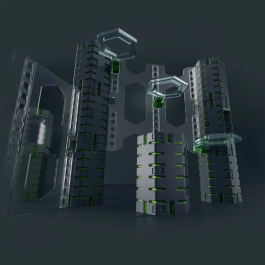 Ravensburger Set de expansión vertical GraviTrax PRO 22427 - 33 piezas, Circuito de mármol para construir, Edad 8 años