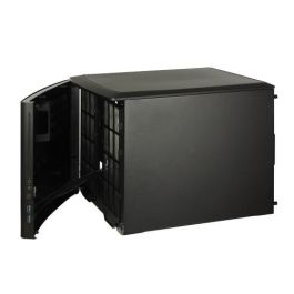 Fractal Design NODE 804 Cubo Negro PC con Ventiladores 120mm, Soporte para 2.5/3.5", Micro ATX - FD-CA-NODE-804-BL-W