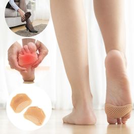 Pack Almohadillas Metatarsianas de Gel de Silicona y Corrector Protector de Silicona para Juanetes InnovaGoods