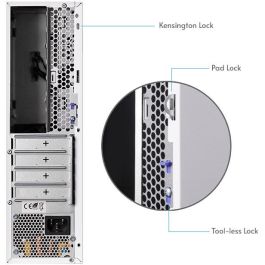 Chieftec BE-10W-300 Caja Mini ITX Micro ATX Blanco con Fuente de Alimentación 300W 80 PLUS Bronze SFF para Hogar / Oficina