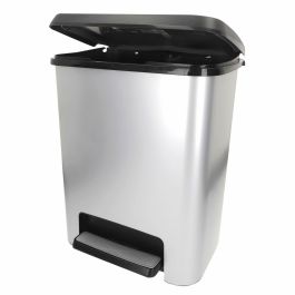 Cubo de basura Curver Gris Plástico 25 L (5 Unidades) Cubo de basura Curver Gris Plástico 25 L (5 Unidades)