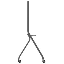 Iiyama MD-CART02-S1 Soporte Móvil de Suelo para Pantallas 55-86", VESA 800x600 mm, Hasta 100 kg, Negro