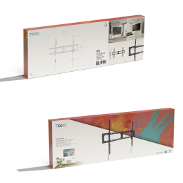 TooQ Soporte de Pared Inclinable LP37140T-B para TV de 37-140" / hasta 125kg