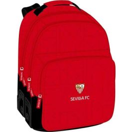 Mochila Escolar Sevilla Fútbol Club Negro Rojo 32 x 42 x 15 cm Mochila Escolar Sevilla Fútbol Club Negro Rojo 32 x 42 x 15 cm