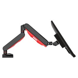 iiyama DSG3001C-R1 Soporte de Monitor para Escritorio, Ajuste de Altura, VESA 100x100/75x75, hasta 30", 9 kg, Negro y Rojo, con conector USB