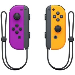 Par de Joy-Con izquierda neón púrpura y derecha neón naranja derecha Par de Joy-Con izquierda neón púrpura y derecha neón naranja derecha