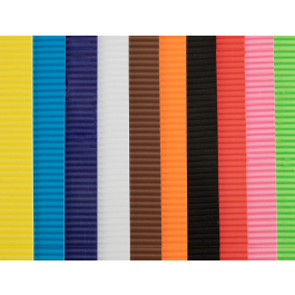 Liderpapel Goma eva ondulada naranja 50x70cm 2,2mm de espesor para manualidades