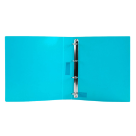 Liderpapel Carpeta de Anillas 4 Anillas 25 mm Polipropileno DIN A4 Celeste Opaco