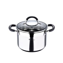 Masterpro Olla Foodies Bgmp-1505-bk 4L Acero Inoxidable Ø20x14cm, Tapa de Cristal, Doble Escurridor, Compatible con Inducción Precio: 35.50000003. SKU: S7918175