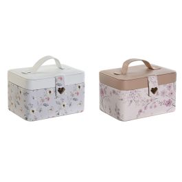 Joyero Tradicional DKD Home Decor Rosa Palo Gris 12 x 10 x 17 cm (2 Unidades) Joyero Tradicional DKD Home Decor Rosa Palo Gris 12 x 10 x 17 cm (2 Unidades)