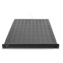 Digitus Baldas extraíbles 1HE 30x483x720mm para armarios 19", capacidad 65 kg, negro