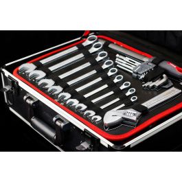 Meister Carro de Herramientas con 156 Piezas: Kit Completo de Alicates, Llaves y Destornilladores para Taller y Bricolaje Meister Carro de Herramientas con 156 Piezas: Kit Completo de Alicates, Llaves y Destornilladores para Taller y Bricolaje