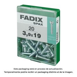 Fadix 10921355 Tornillo Rosca Chapa Acero Cincado 3,9x19mm Caja 20 Unidades Precio: 2.50000036. SKU: S7913612