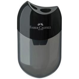 Faber Castell Sacapuntas Doble Negro para lápices Standard y Jumbo