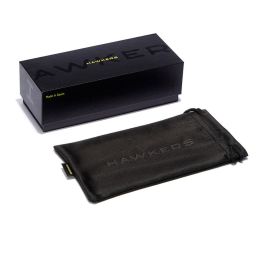 Hawkers Gafas de Sol FASTER RAW CARBON FIBER #Black Sky Unisex Montura TR-90 Rectangular Negra